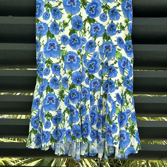 Alice + Olivia Violets Print Skirt - Picture 3 of 9